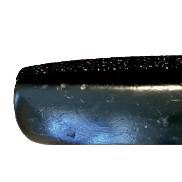 Vintage Giorgion Fendon Italy Hard Shell Clamshell Eyeglass Case Black Metallic - Picture 10 of 15